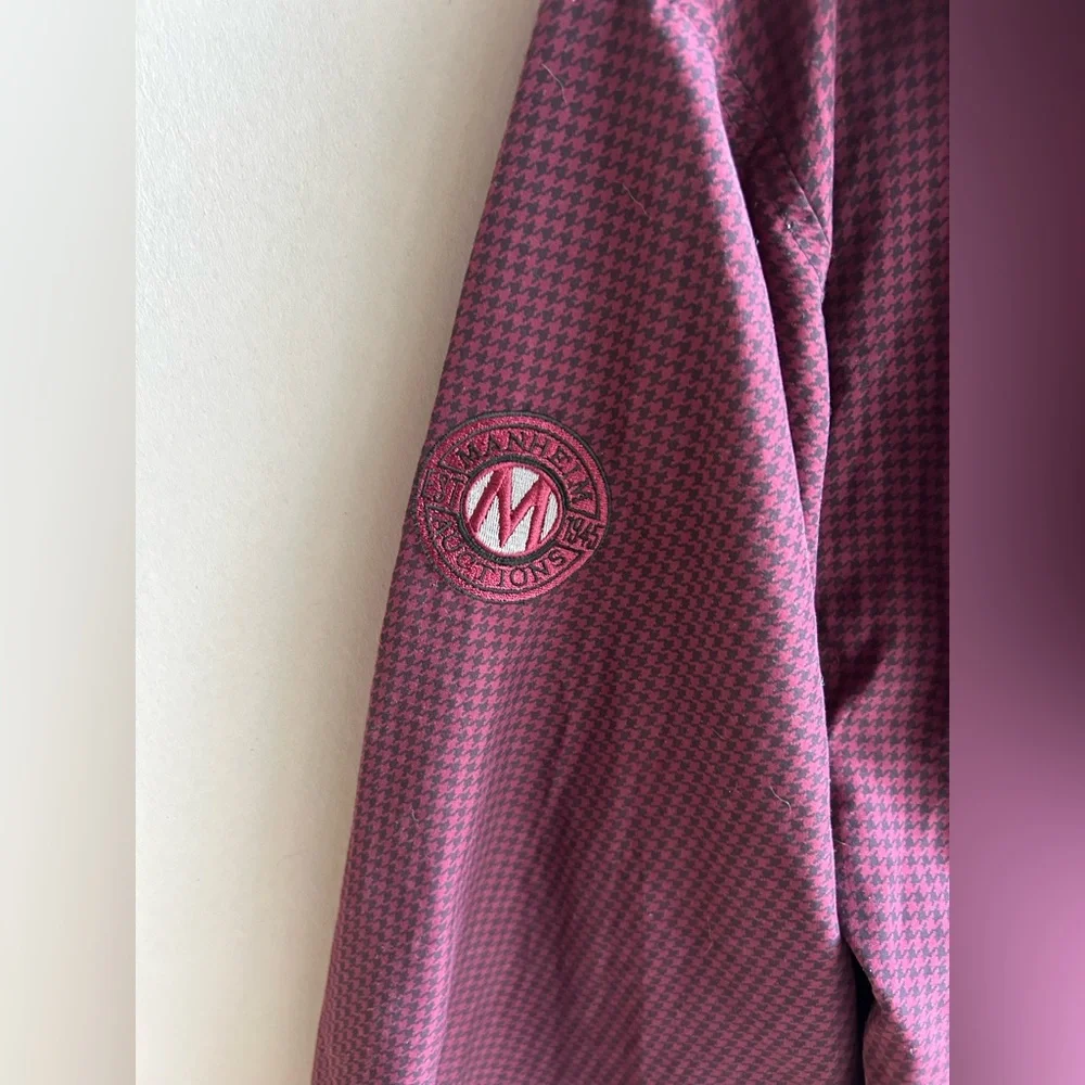 Chic Fil A retro Zero Purple Checkered Pullover Golf - Picture 7 of 8